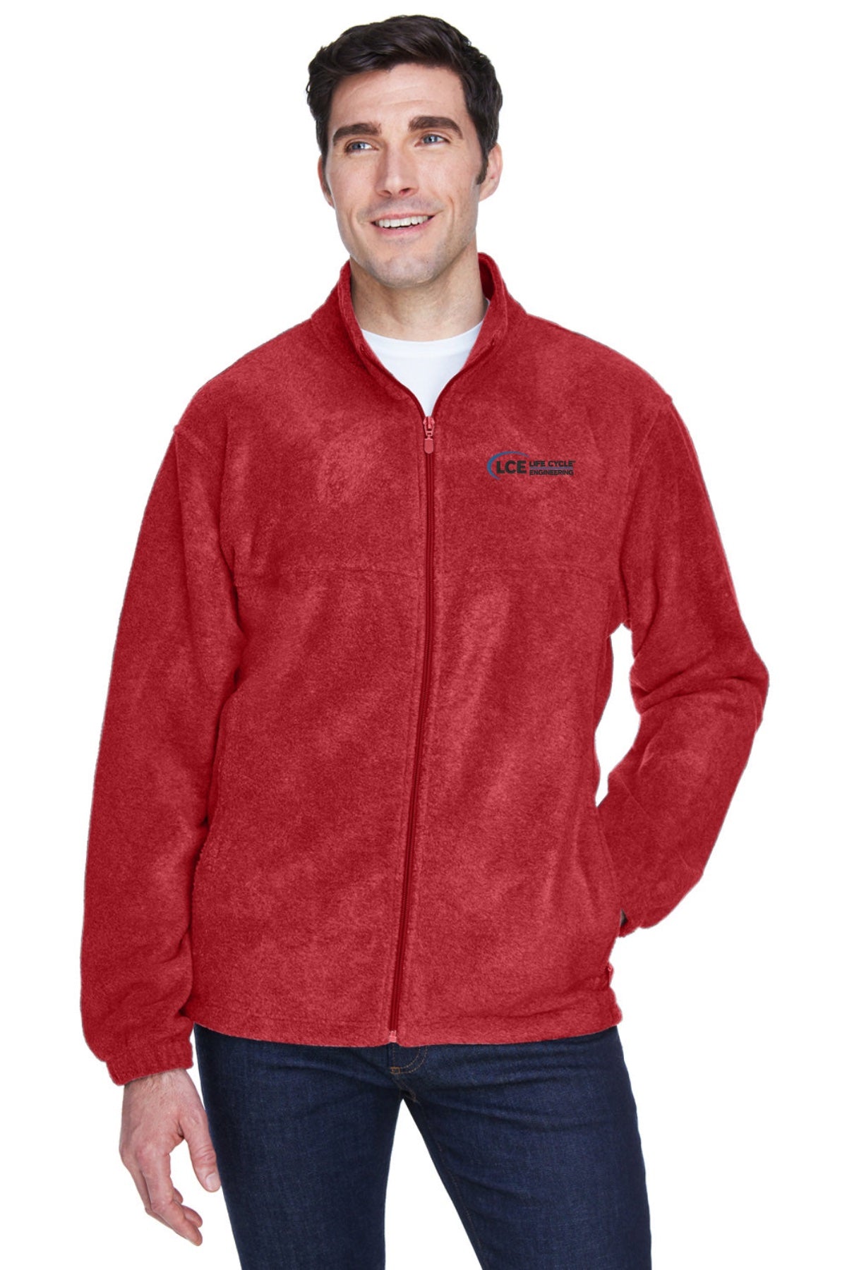 LCE M990 Harriton Men's Full-Zip Fleece