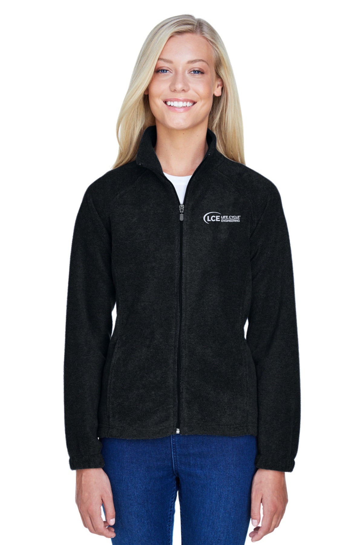 LCE M990w Harriton Ladies' Full-Zip Fleece