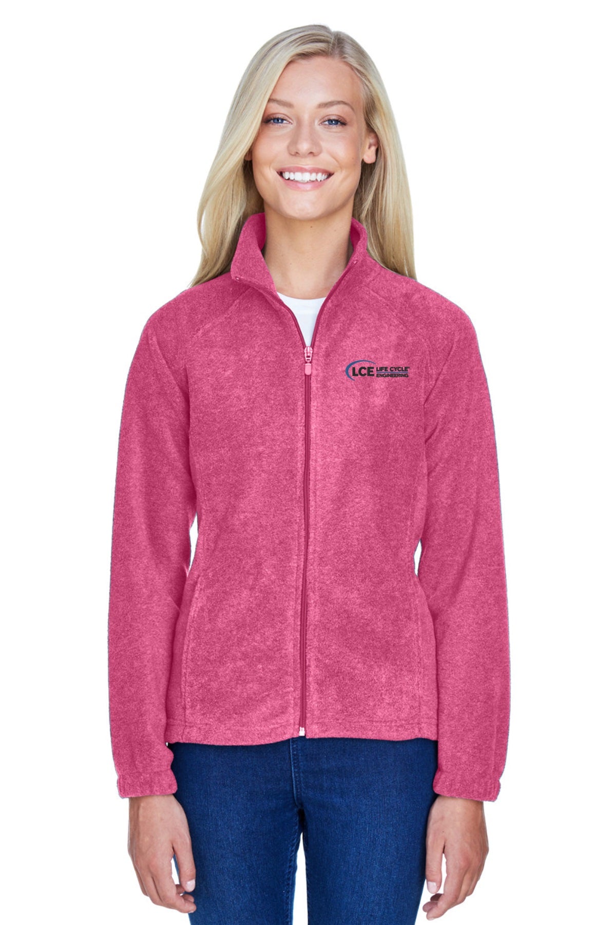 LCE M990w Harriton Ladies' Full-Zip Fleece