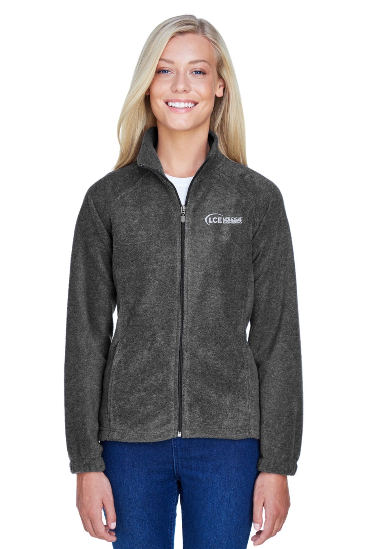 LCE M990w Harriton Ladies' Full-Zip Fleece