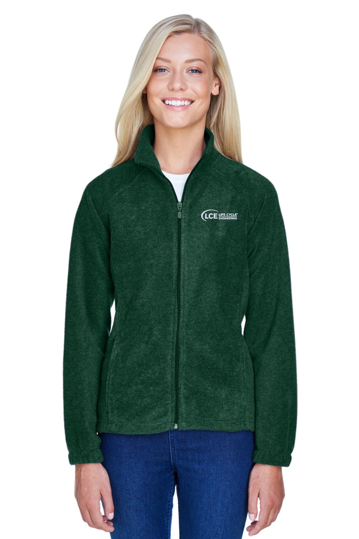 LCE M990w Harriton Ladies' Full-Zip Fleece