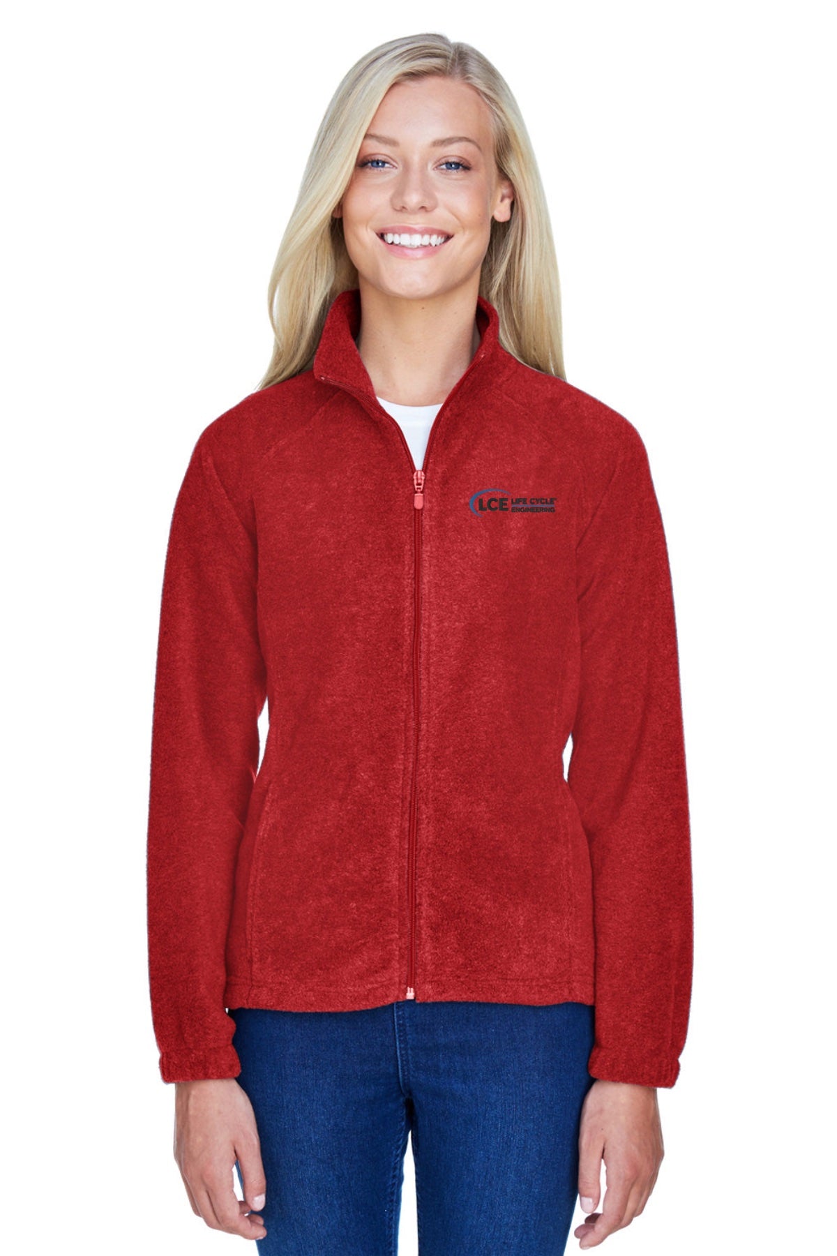 LCE M990w Harriton Ladies' Full-Zip Fleece