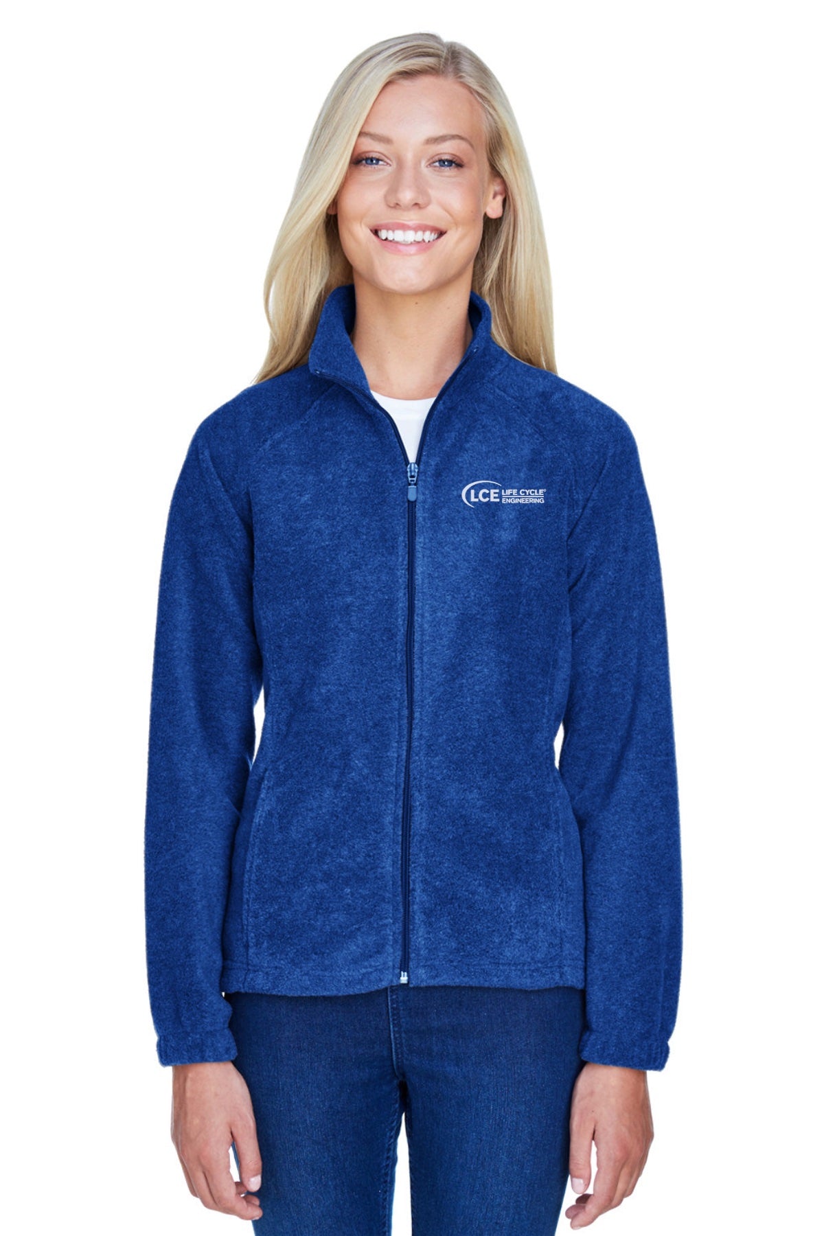 LCE M990w Harriton Ladies' Full-Zip Fleece