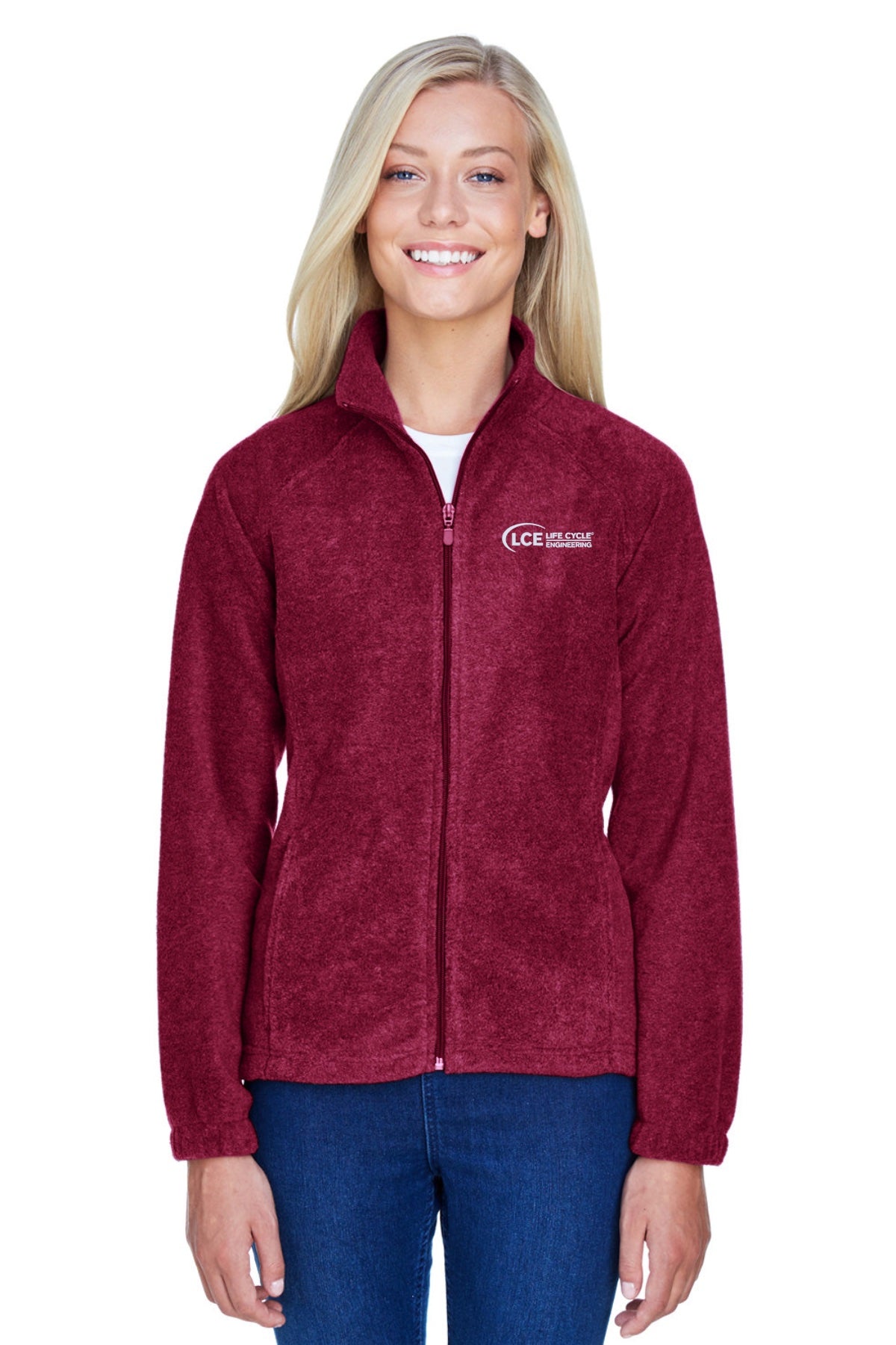 LCE M990w Harriton Ladies' Full-Zip Fleece