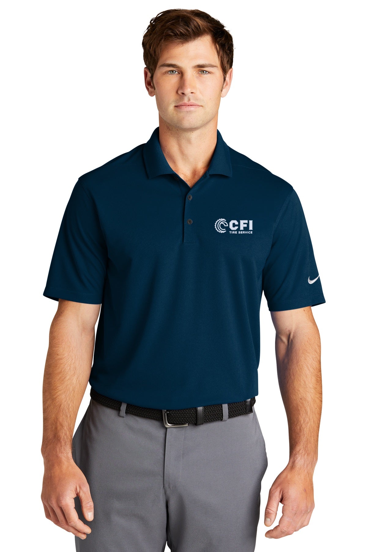 CFI Tire Service TALL SIZES NKDC1963 Nike Dri-FIT Micro Pique 2.0 Polo