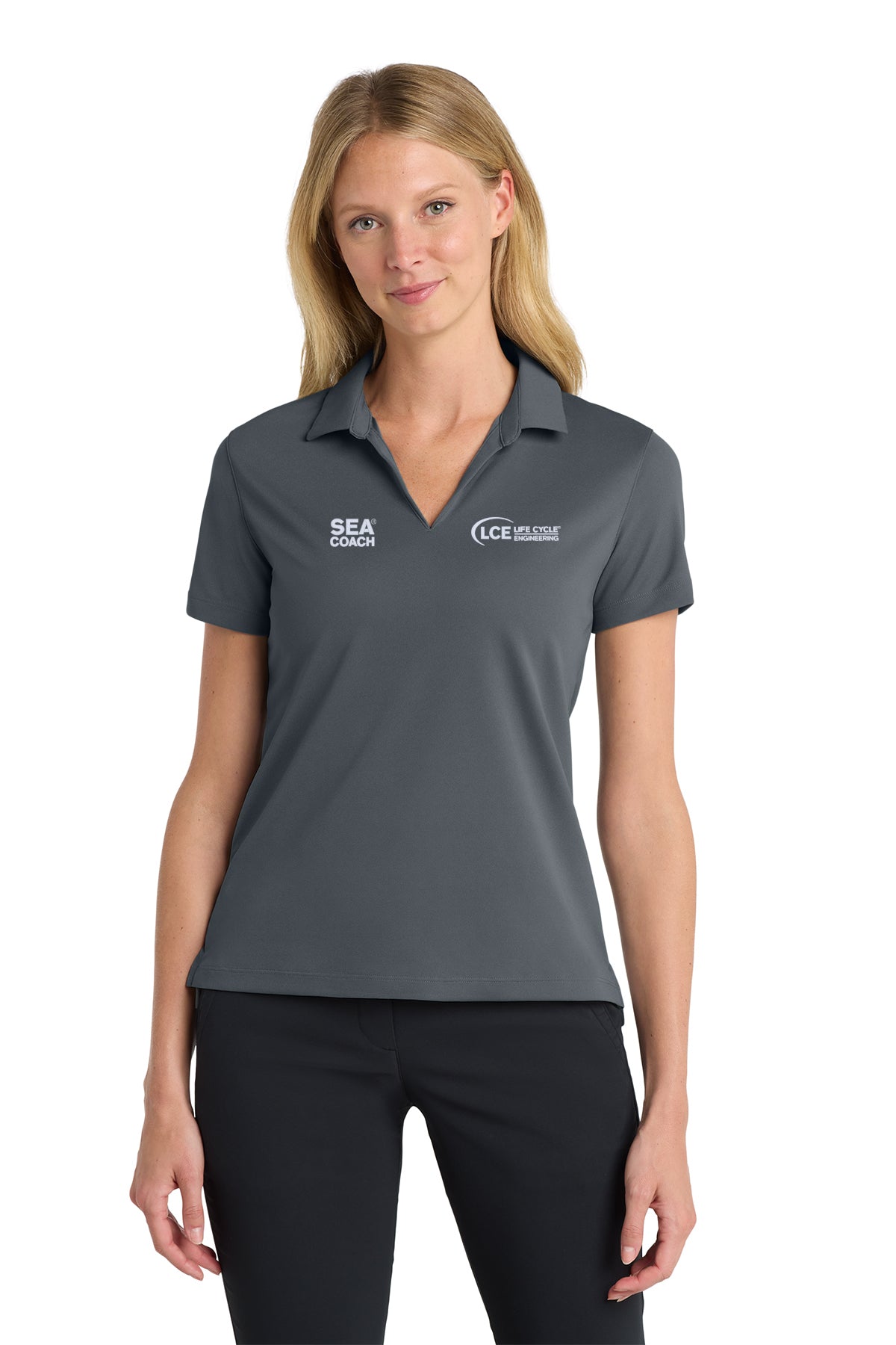 LCE **SEA COACH** NKDC1991 Nike Ladies Dri-Fit Micro Pique 20 Polo