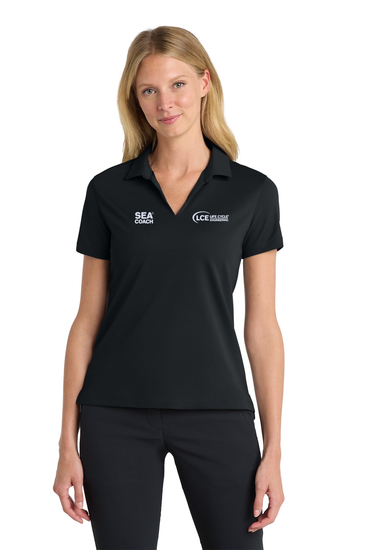LCE **SEA COACH** NKDC1991 Nike Ladies Dri-Fit Micro Pique 20 Polo