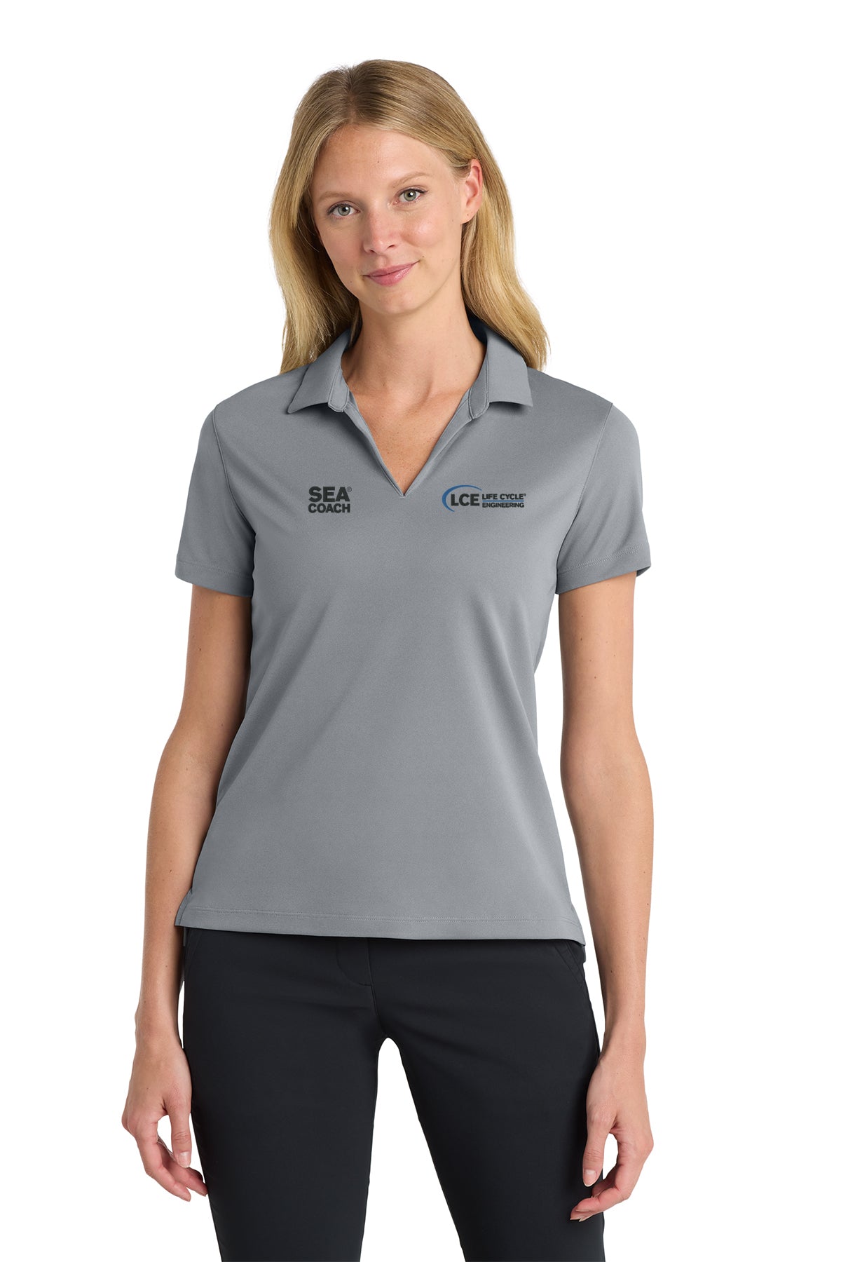LCE **SEA COACH** NKDC1991 Nike Ladies Dri-Fit Micro Pique 20 Polo