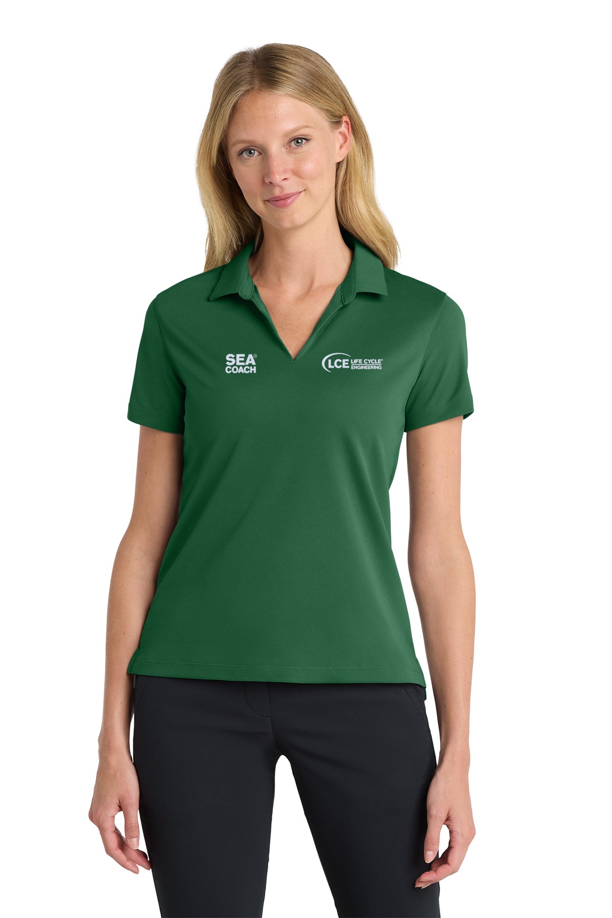 LCE **SEA COACH** NKDC1991 Nike Ladies Dri-Fit Micro Pique 20 Polo