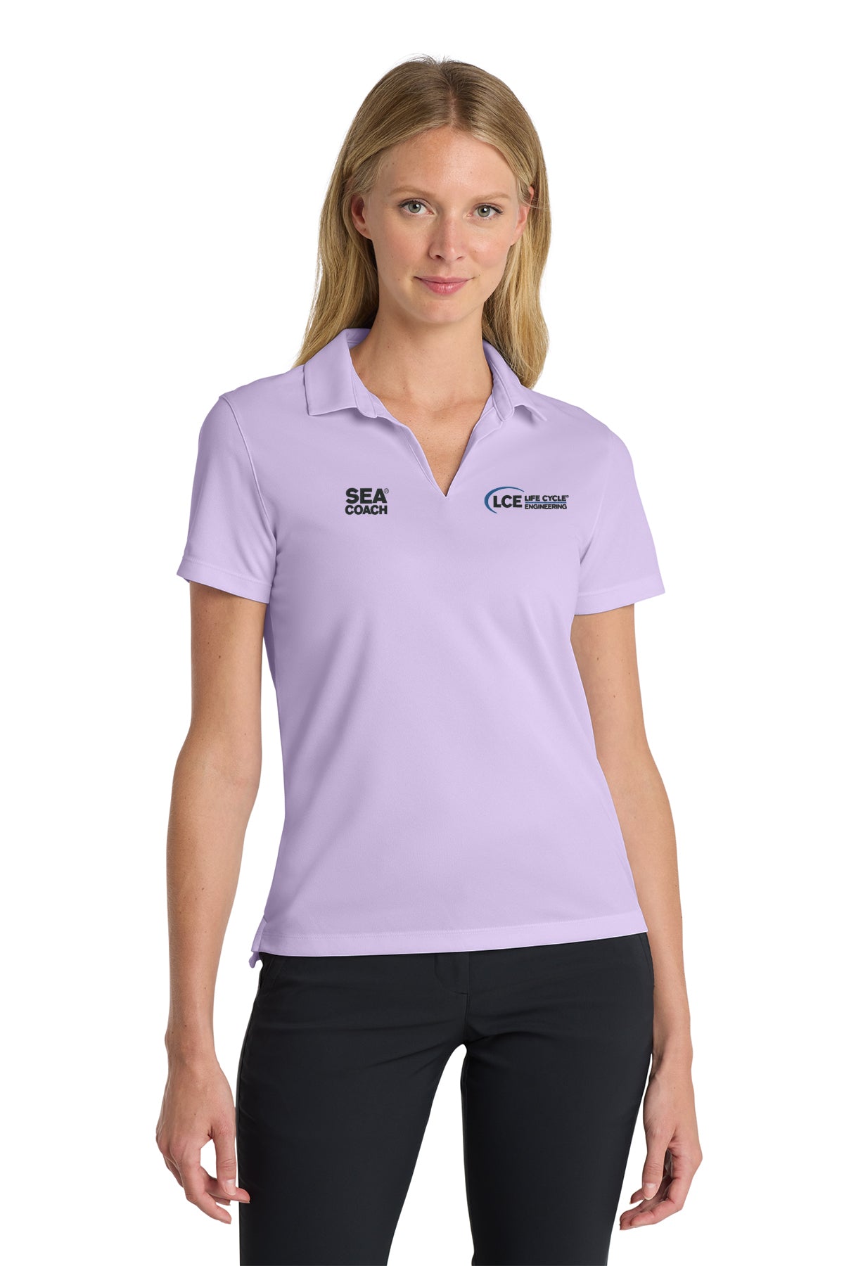LCE **SEA COACH** NKDC1991 Nike Ladies Dri-Fit Micro Pique 20 Polo
