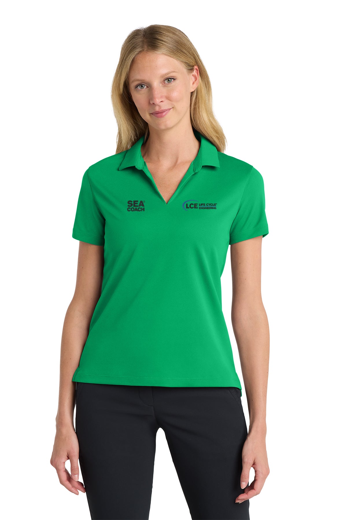 LCE **SEA COACH** NKDC1991 Nike Ladies Dri-Fit Micro Pique 20 Polo
