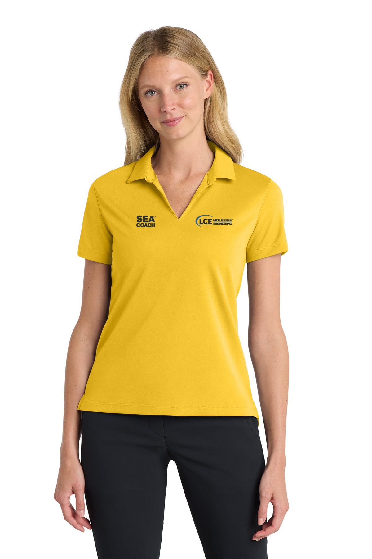 LCE **SEA COACH** NKDC1991 Nike Ladies Dri-Fit Micro Pique 20 Polo