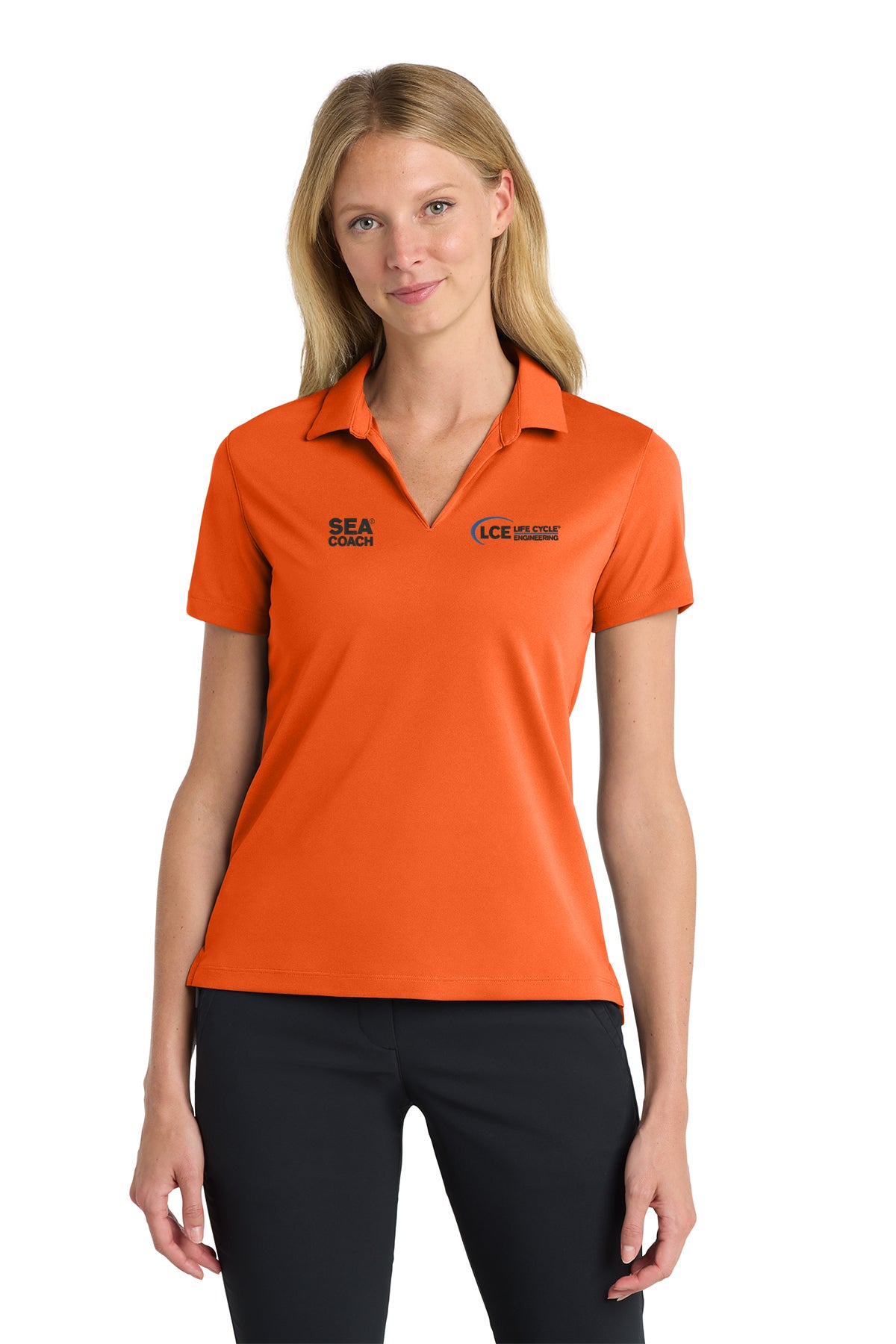 LCE **SEA COACH** NKDC1991 Nike Ladies Dri-Fit Micro Pique 20 Polo