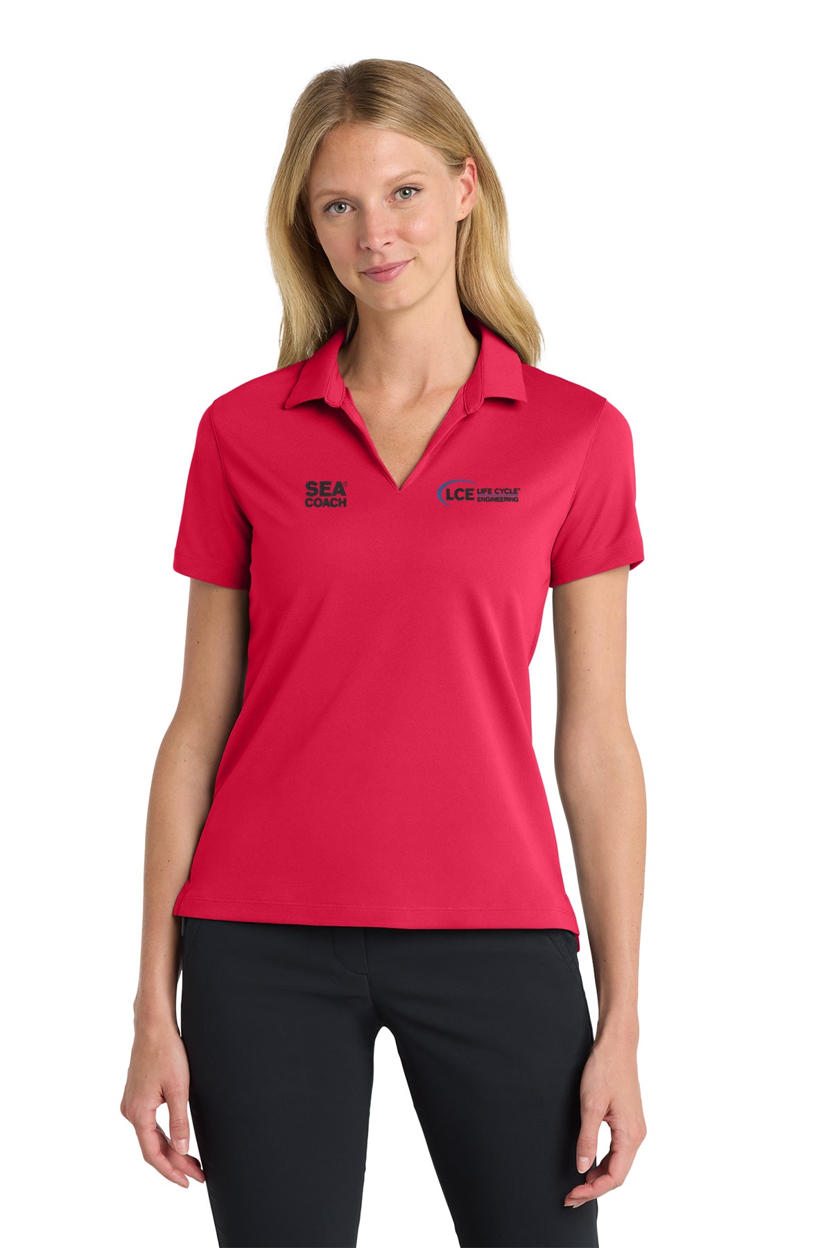 LCE **SEA COACH** NKDC1991 Nike Ladies Dri-Fit Micro Pique 20 Polo