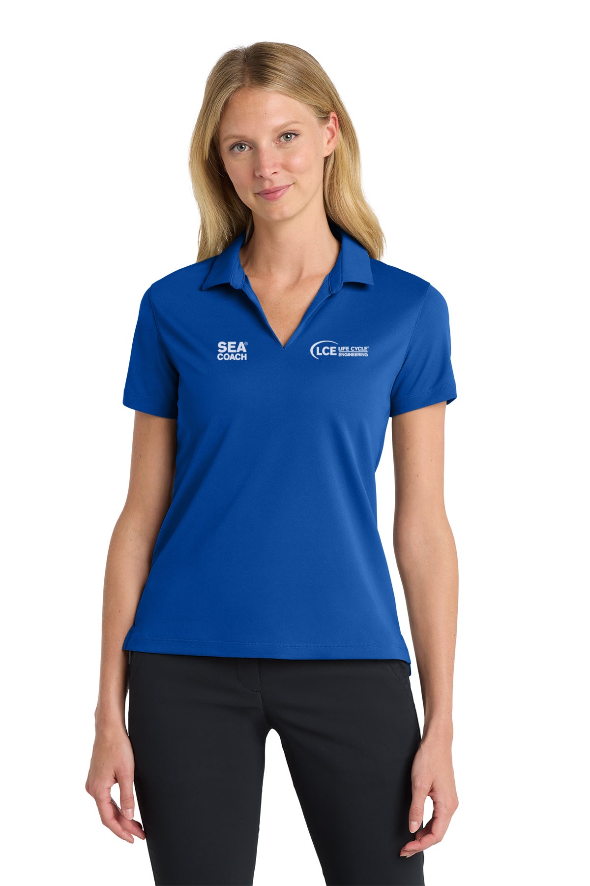 LCE **SEA COACH** NKDC1991 Nike Ladies Dri-Fit Micro Pique 20 Polo