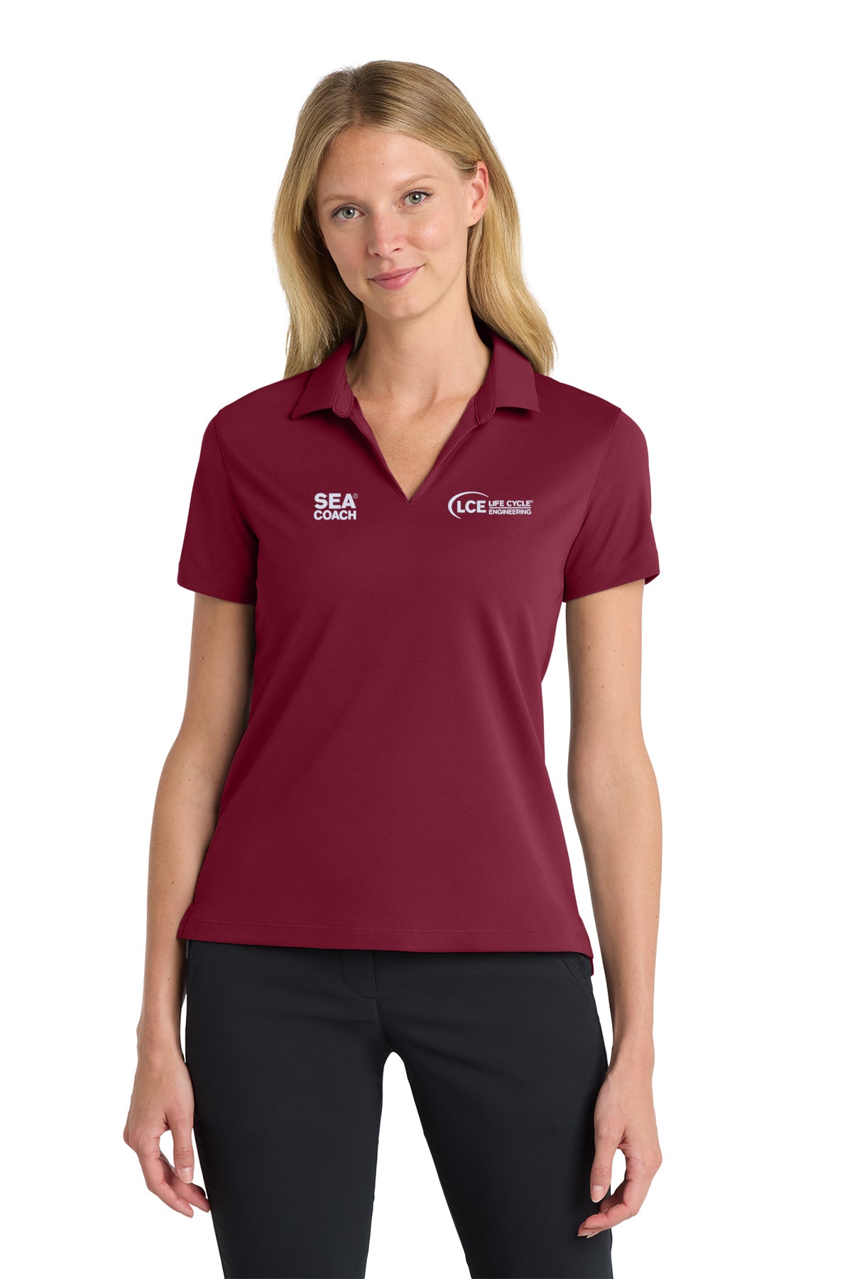 LCE **SEA COACH** NKDC1991 Nike Ladies Dri-Fit Micro Pique 20 Polo