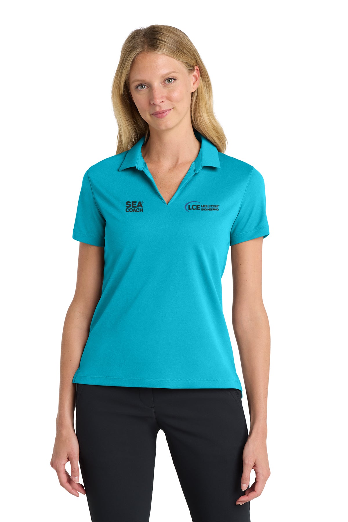 LCE **SEA COACH** NKDC1991 Nike Ladies Dri-Fit Micro Pique 20 Polo