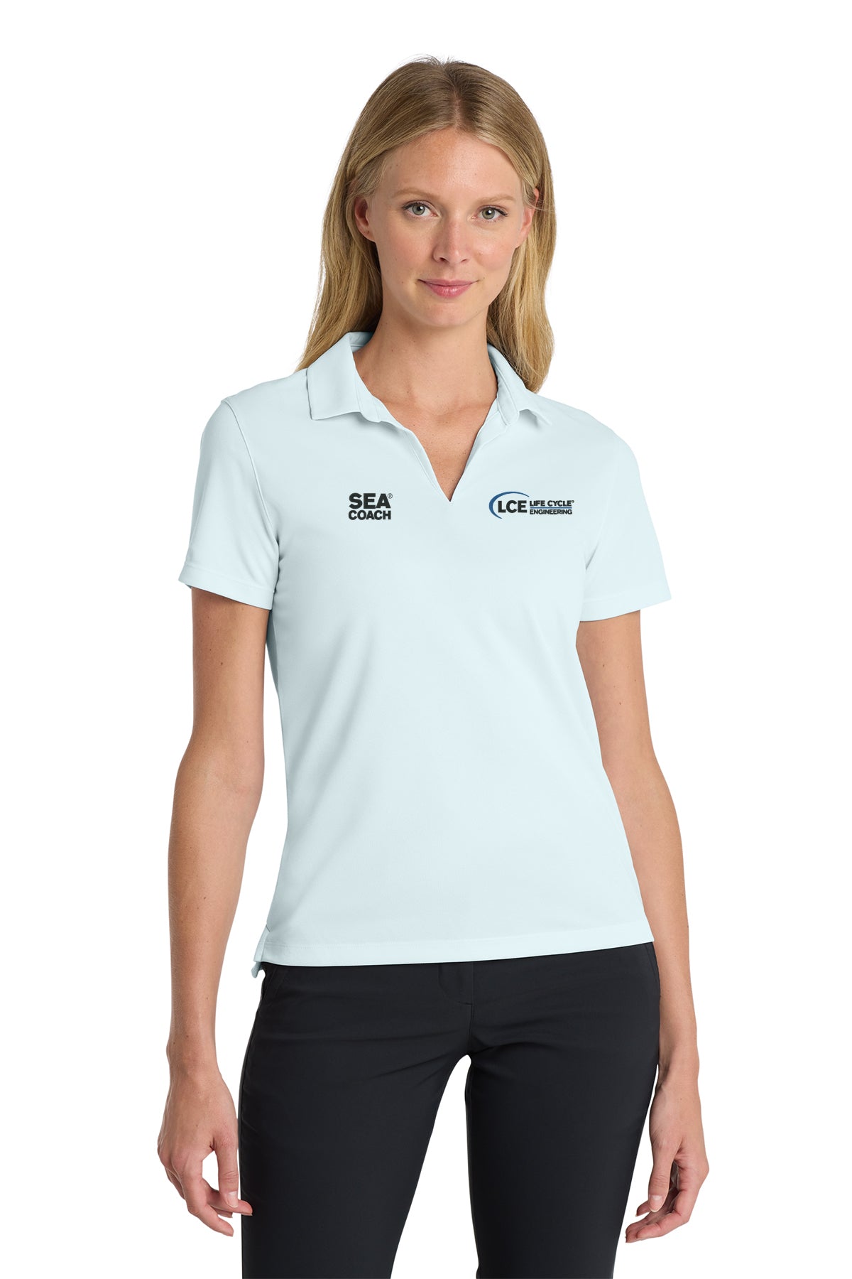 LCE **SEA COACH** NKDC1991 Nike Ladies Dri-Fit Micro Pique 20 Polo