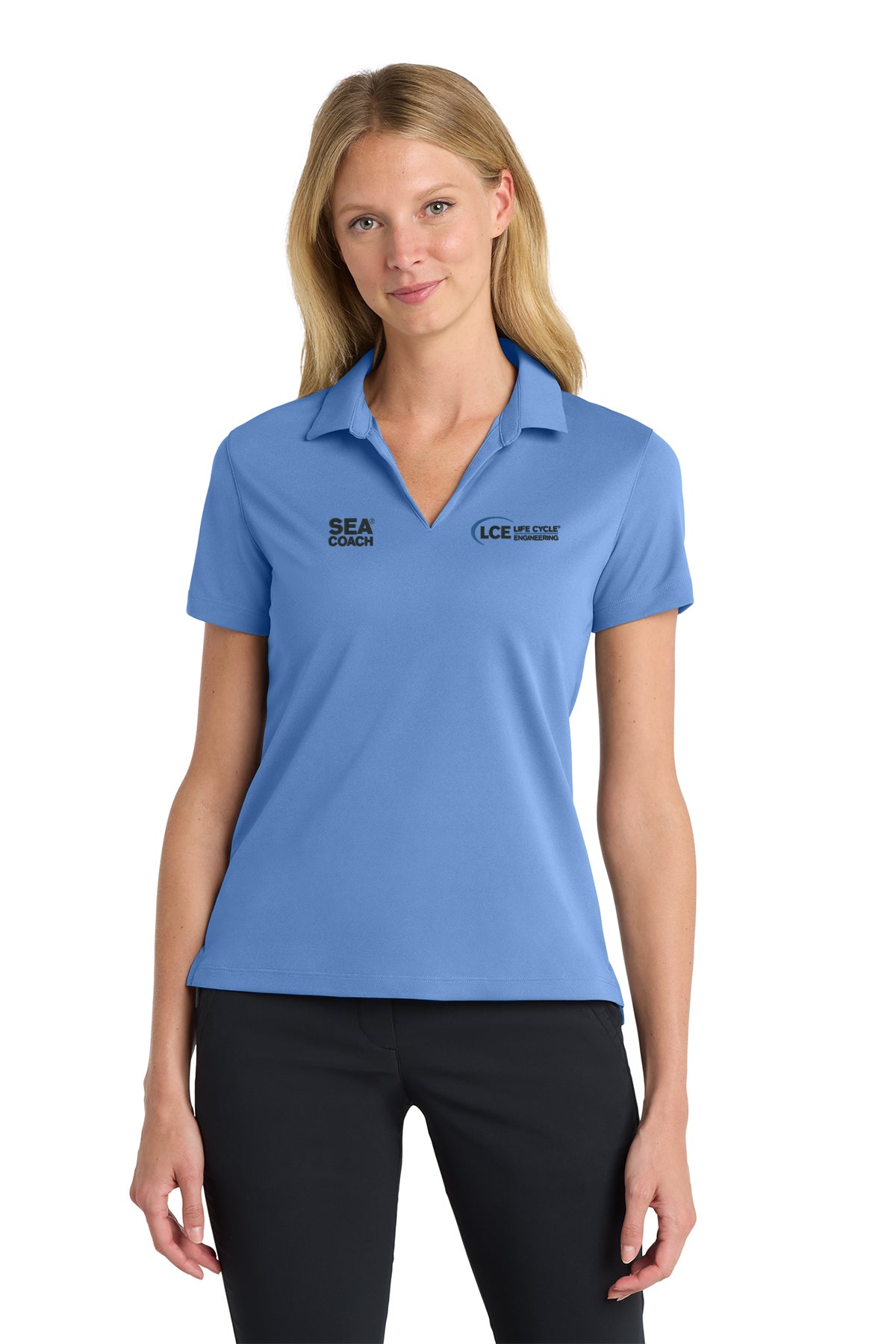 LCE **SEA COACH** NKDC1991 Nike Ladies Dri-Fit Micro Pique 20 Polo
