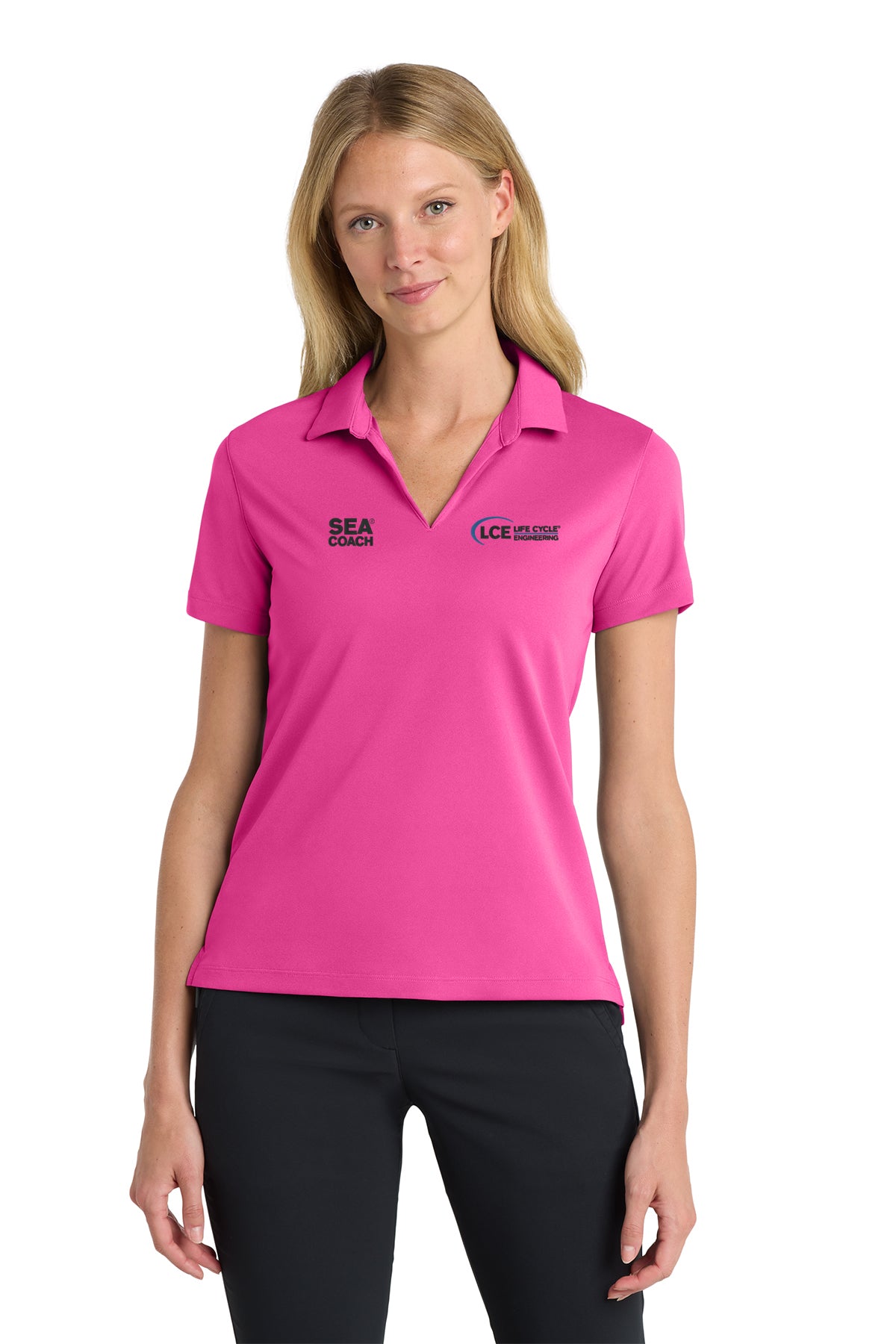 LCE **SEA COACH** NKDC1991 Nike Ladies Dri-Fit Micro Pique 20 Polo