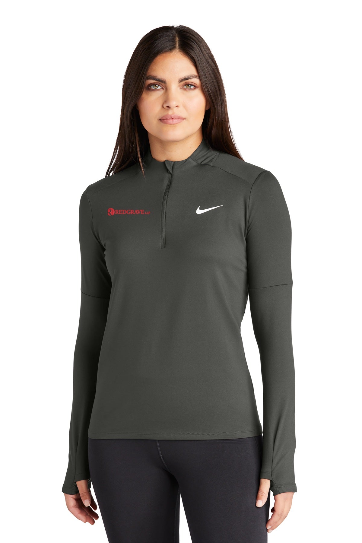 Redgrave LLP NKDH4951 Nike Ladies Dri-FIT Element 1/2-Zip Top