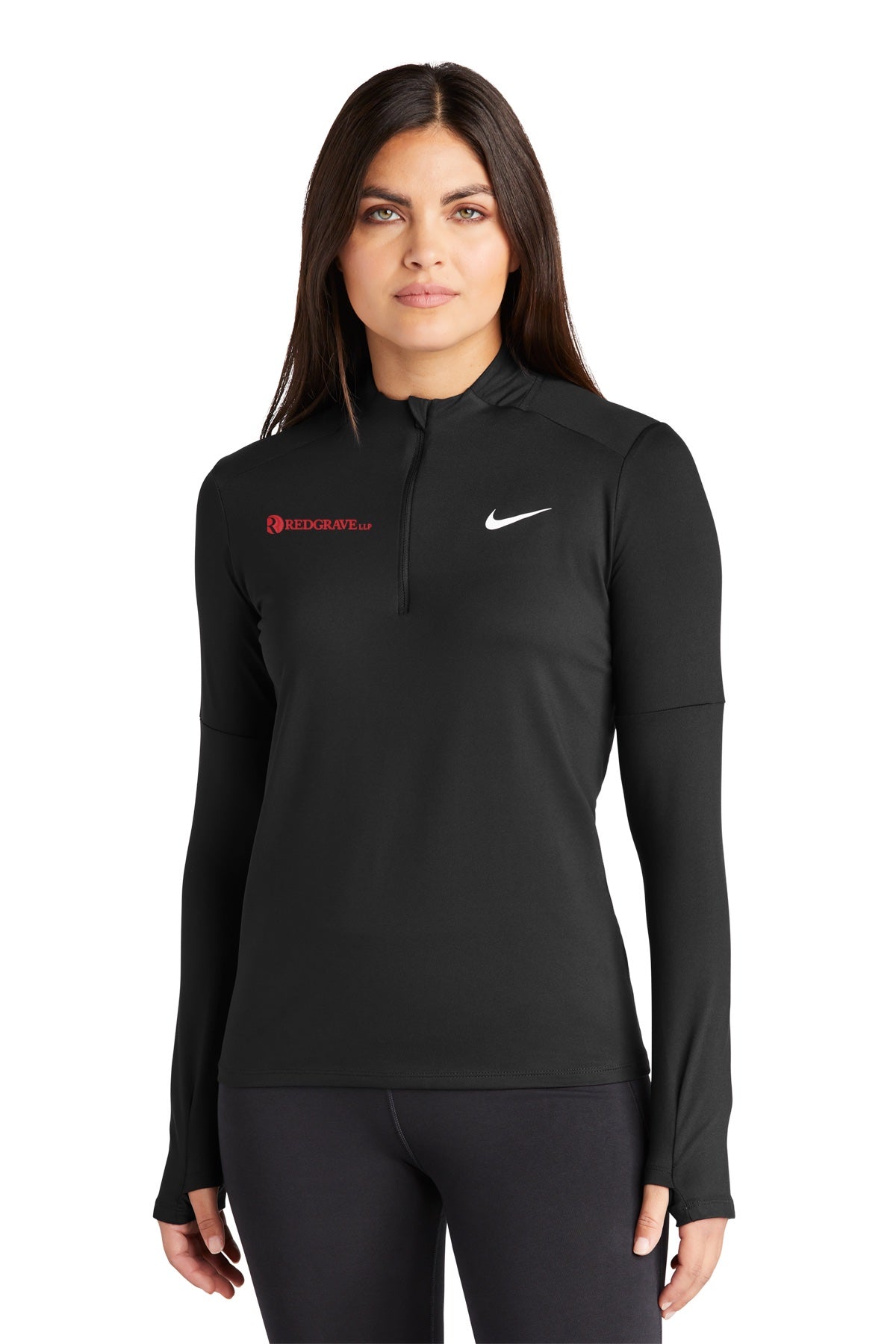 Redgrave LLP NKDH4951 Nike Ladies Dri-FIT Element 1/2-Zip Top