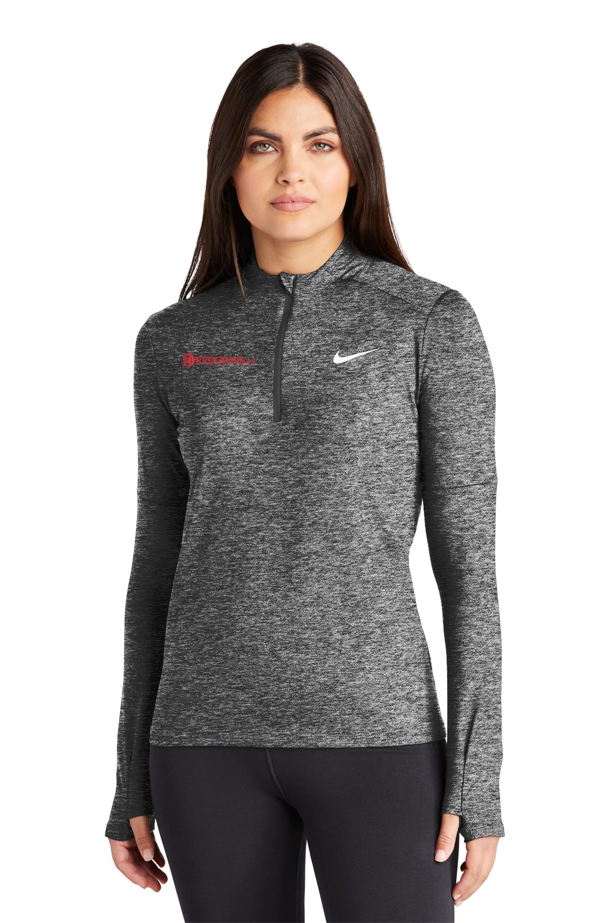 Redgrave LLP NKDH4951 Nike Ladies Dri-FIT Element 1/2-Zip Top