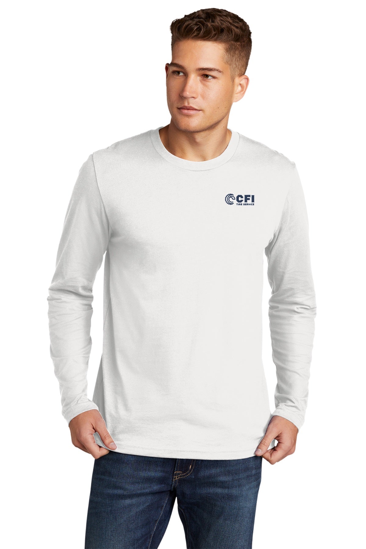 CFI Tire Service NL3601 Next Level Apparel® Cotton Long Sleeve Tee