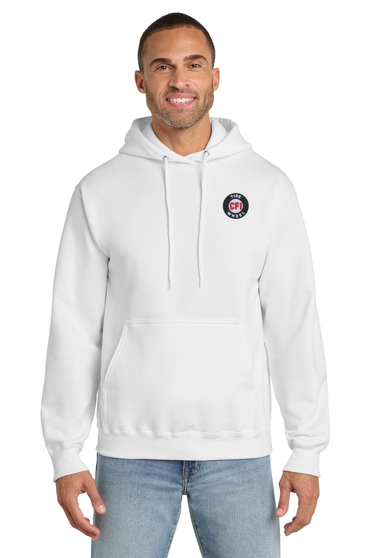 CFI Tire Wheel PC90H Port & Co™ Essential Fleece Pullover Hooded Sweatshirt