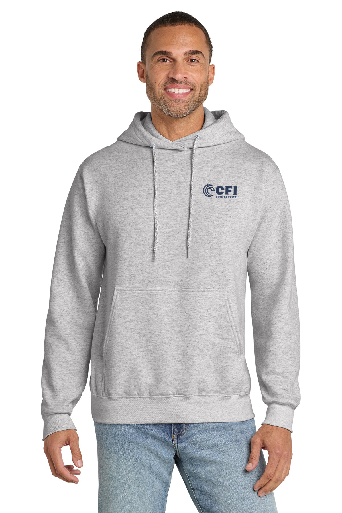 CFI Tire Service PC90H Port & Co™ Essential Fleece Pullover Hooded Sweatshirt