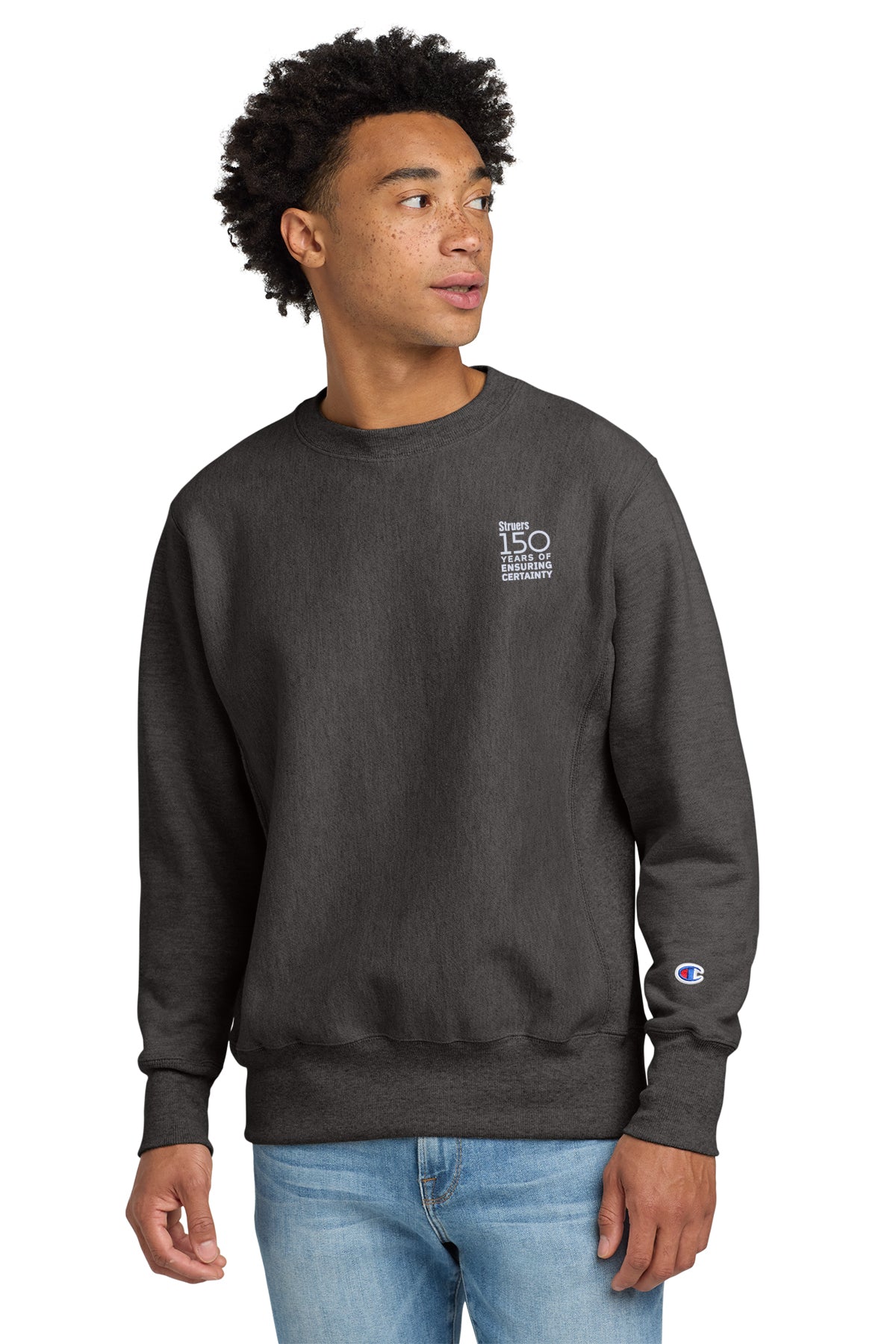 Struers 150 Years: S149 Champion® Reverse Weave® Crewneck Sweatshirt