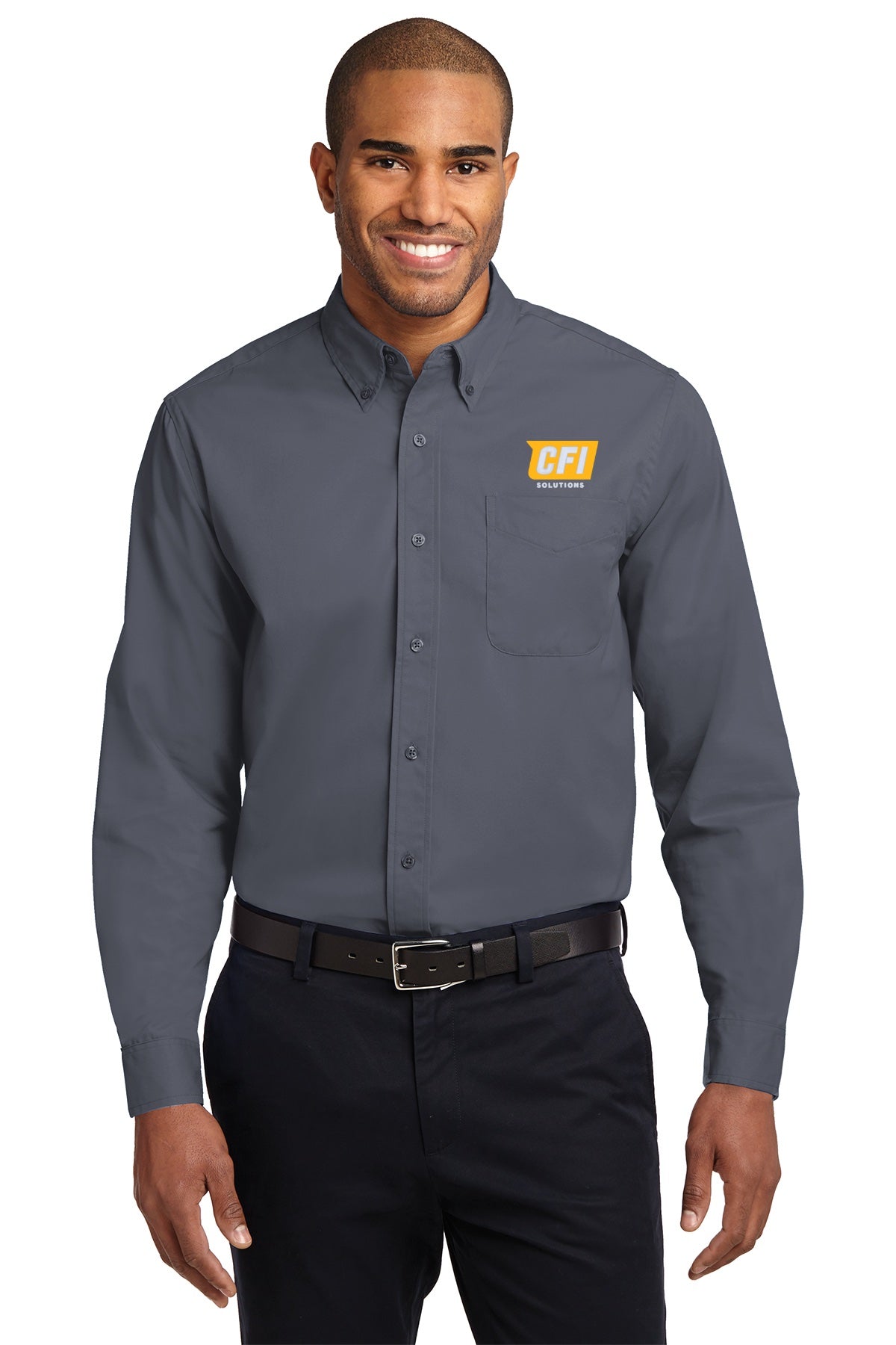 CFI Solutions S608 Port Authority Long Sleeve Easy Care Shirt