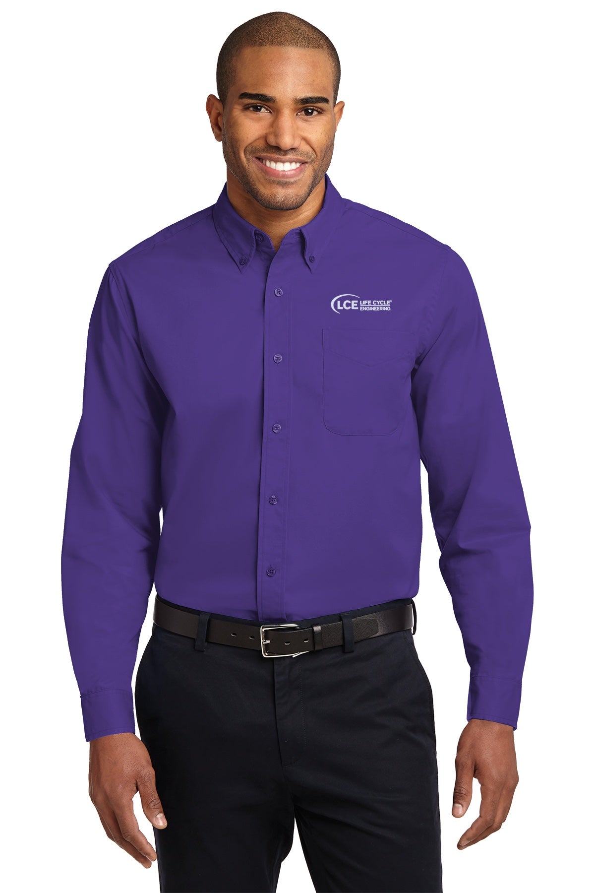 LCE S608 Port Authority Long Sleeve Easy Care Shirt