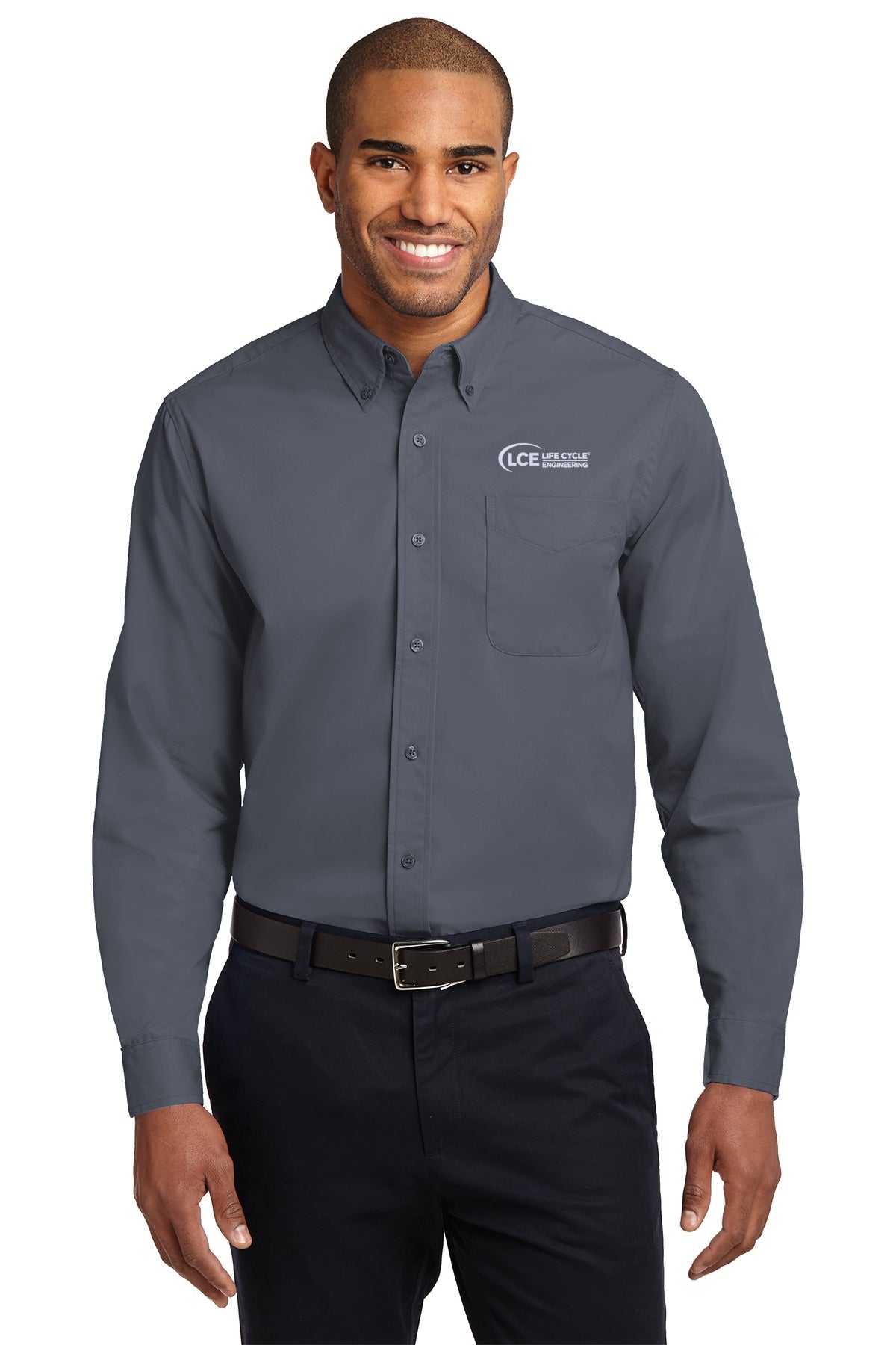 LCE S608 Port Authority Long Sleeve Easy Care Shirt