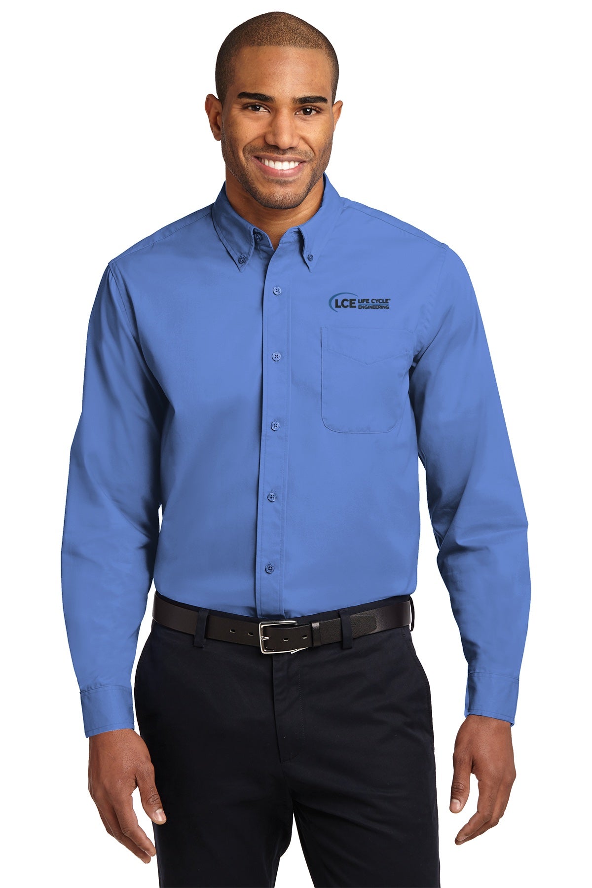 LCE S608 Port Authority Long Sleeve Easy Care Shirt