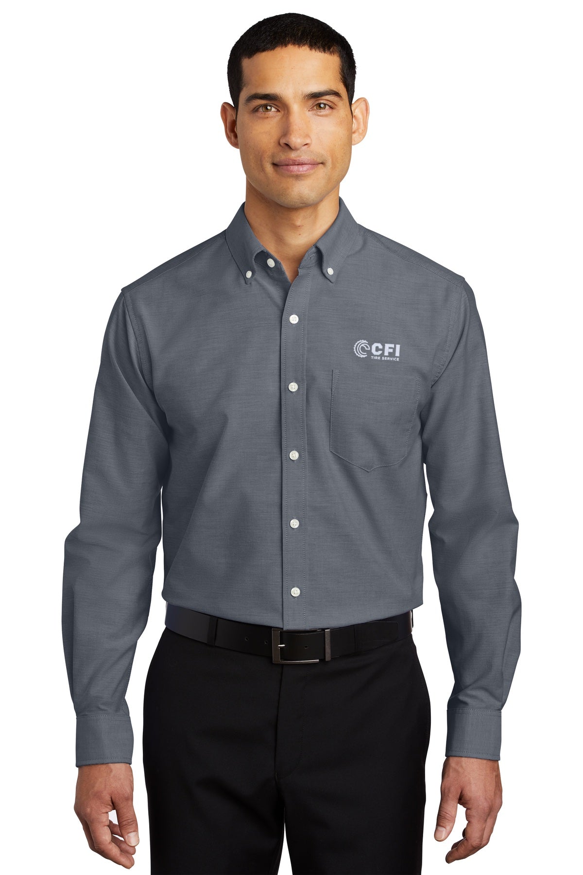 CFI Tire Service S658 Port Authority® SuperPro™ Oxford Shirt