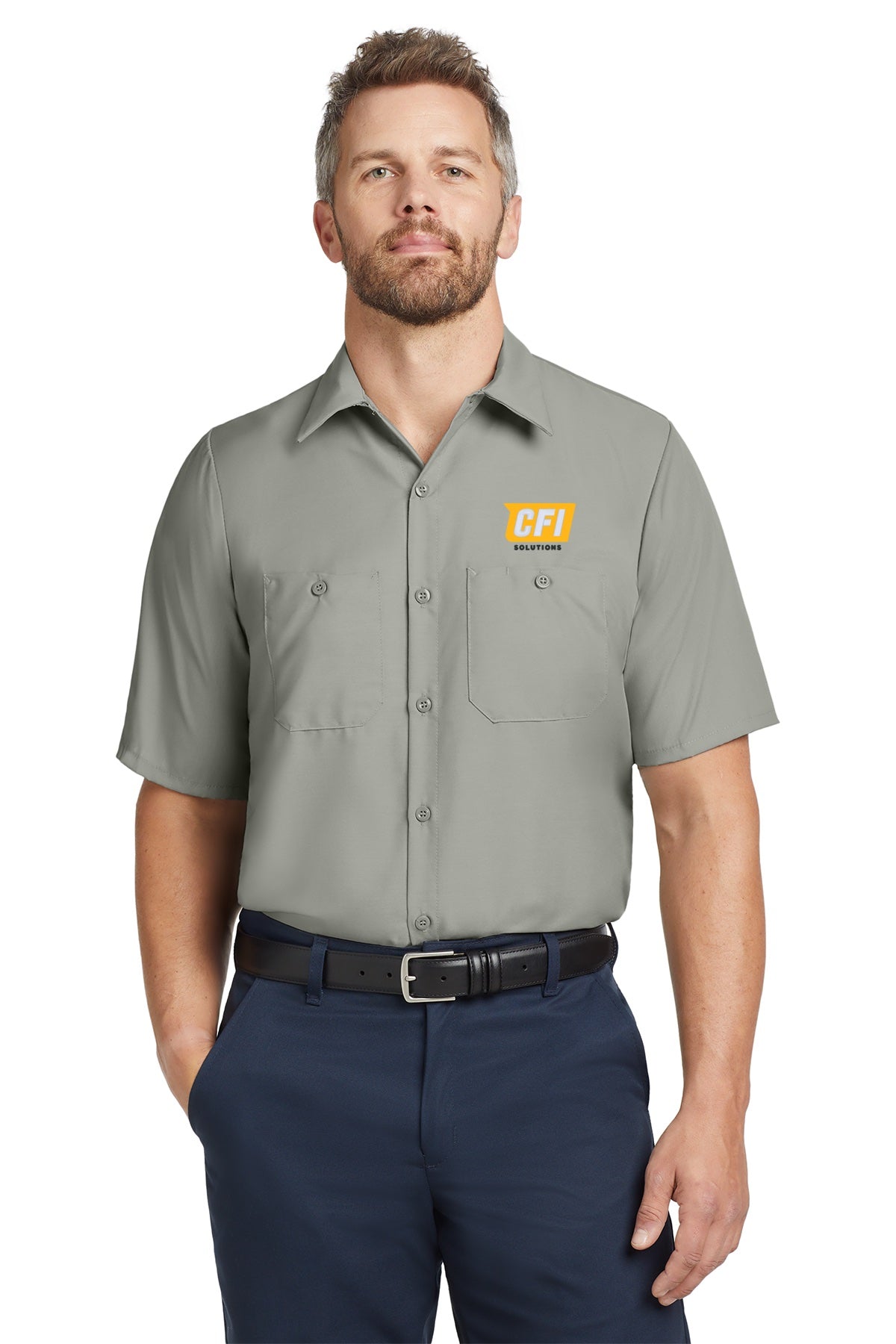 CFI Solutions SP24 Red Kap® Short Sleeve Industrial Work Shirt