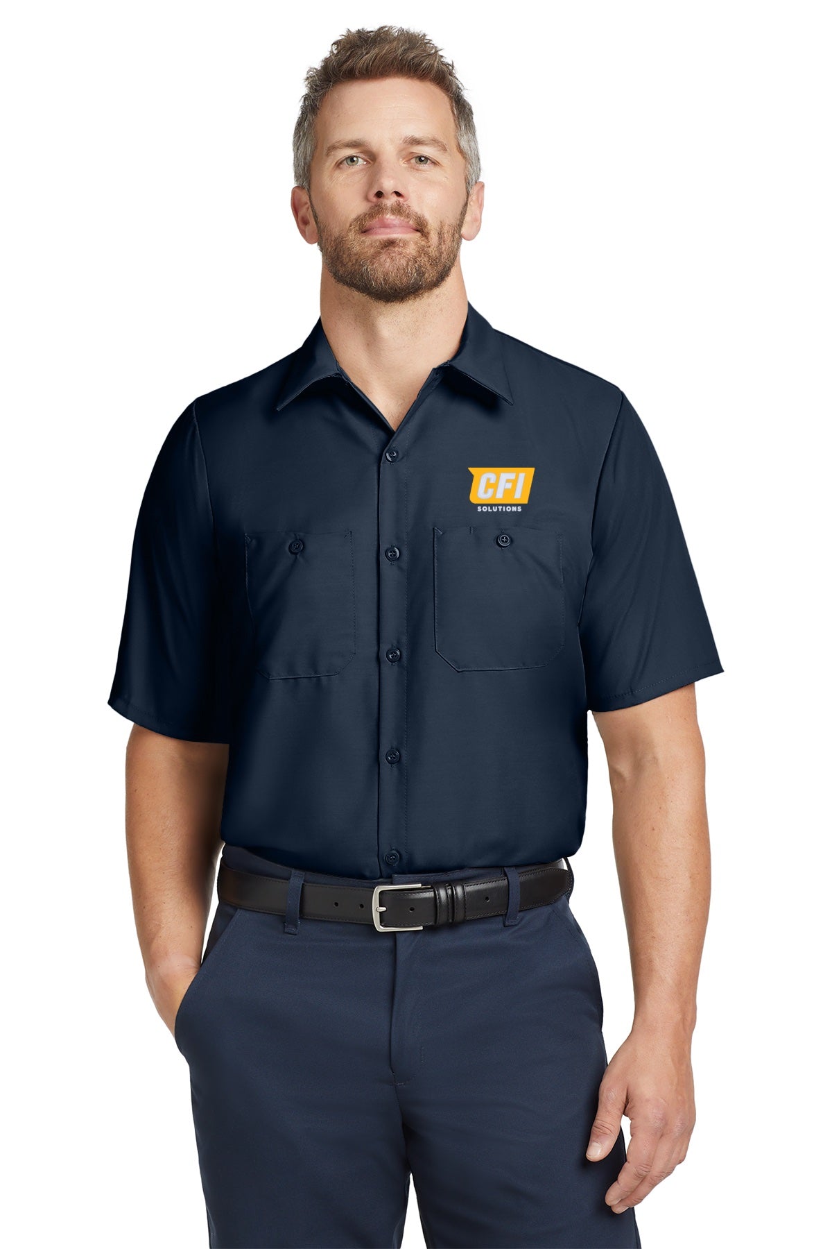 CFI Solutions SP24 Red Kap® Short Sleeve Industrial Work Shirt