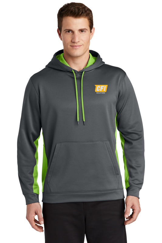 CFI Solutions ST235 Sport-Tek® Sport-Wick® Fleece Colorblock Hooded Pullover