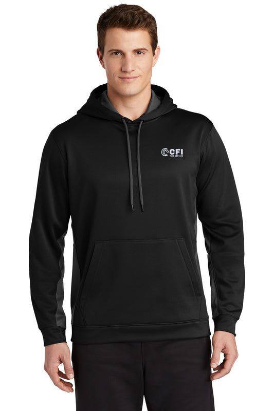 CFI Tire Service ST235 Sport-Tek® Sport-Wick® Fleece Colorblock Hooded Pullover