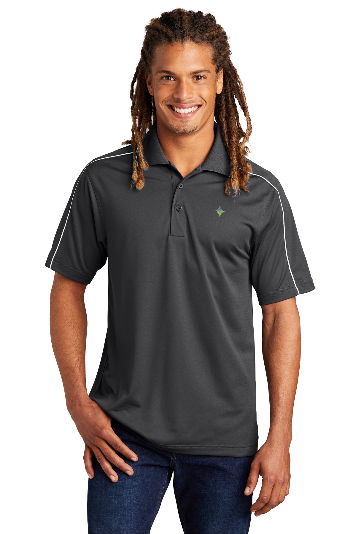 Dawson ST653 Sport-Tek® Micropique Sport-Wick® Piped Polo