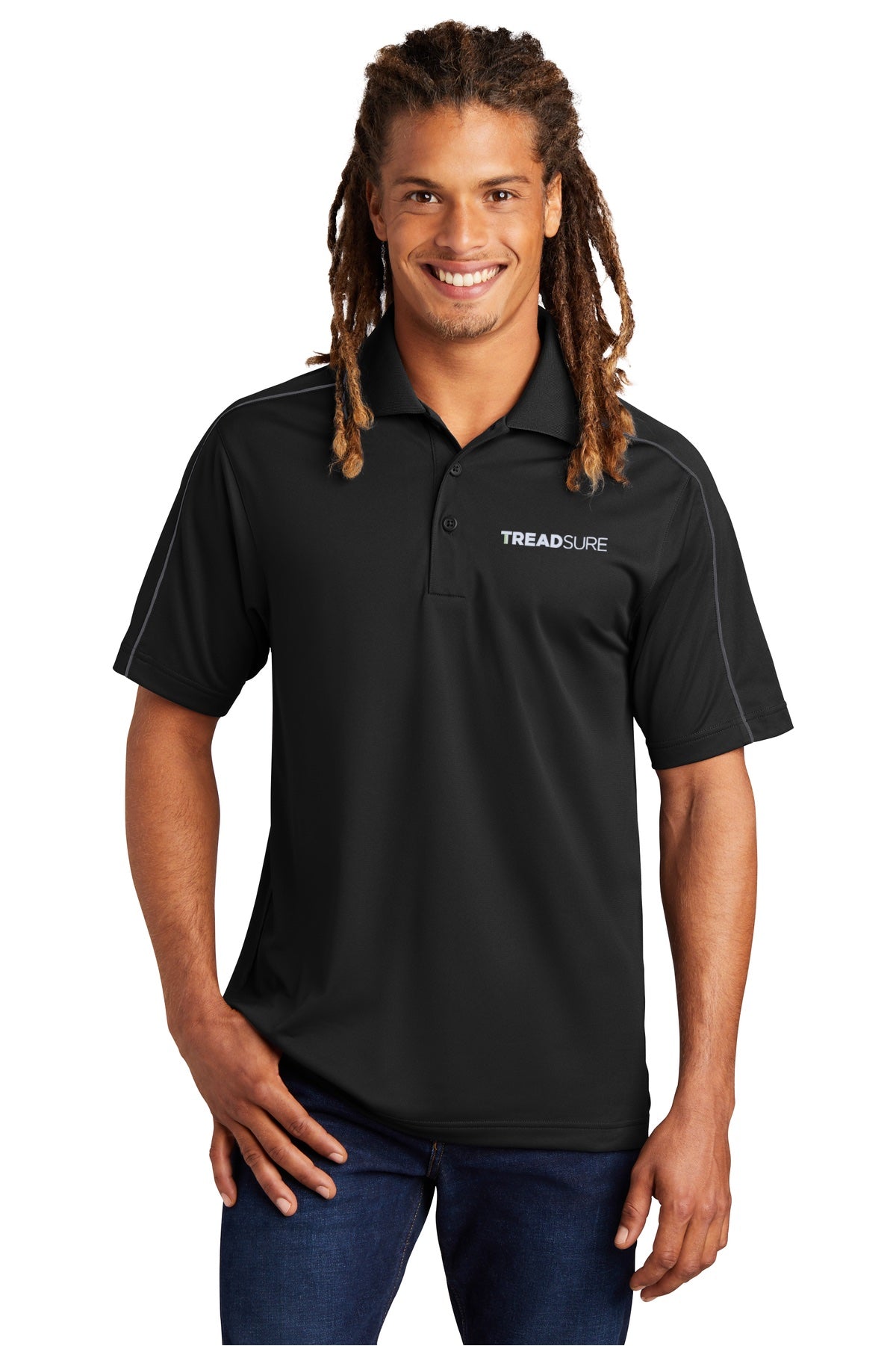 Treadsure ST653 Sport-Tek® Micropique Sport-Wick® Piped Polo